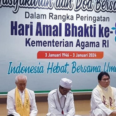 Malam Tasyakuran HAB ke-78, Kakanwil : Semoga Awal Baik, Menyongsong Indonesia Hebat Bersama Umat