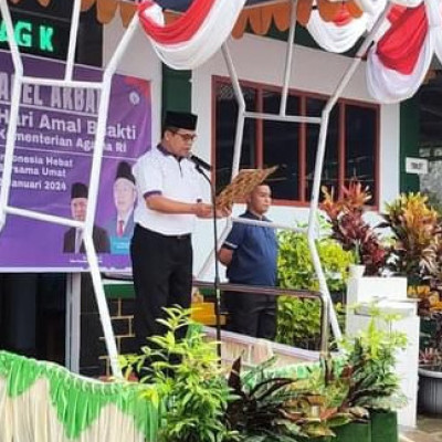 Kankemenag Kepahiang Laksanakan Apel HAB Kemenag RI Ke-78, Kakankemenag Sampaikan Pidato Menteri Agama RI