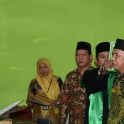 Pengambilan Sumpah Jabatan dan Pelantikan Jabatan di Lingkungan Kantor Kemenag Kota Bengkulu