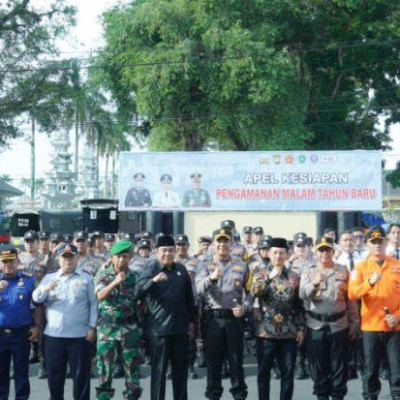 Kakan Kemenag Hadiri Apel Gelar Pasukan Pengamanan Nataru