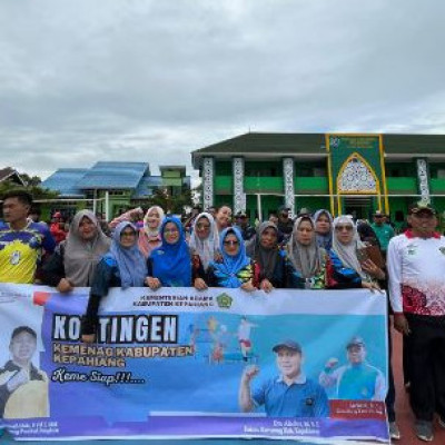 Ikuti Pembukaan Lomba HAB Kementerian Agama RI ke-78, Kemenag Kepahiang Siap Jadi Insan yang Sehat