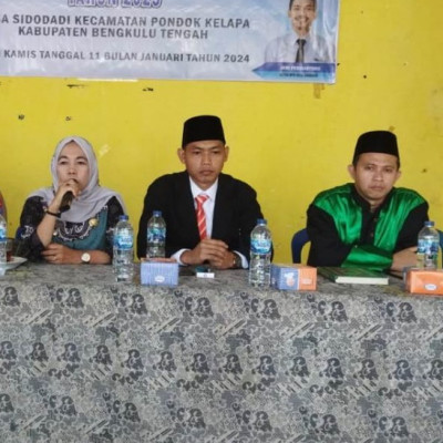 Kepala KUA Pondok Kelapa Benteng Menjadi Rohaniwan Pelantikan Kaur Perencanaan Desa Sidodadi