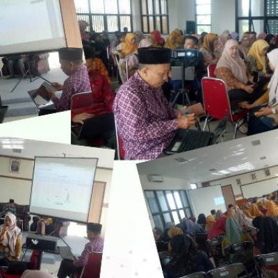 Kemenag Kota Bengkulu Adakan Sosialisasi Pengisian SKP melalui Aplikasi E-Kinerja SIASN BKN