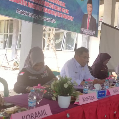 Kepala KUA Pondok Kubang Pimpin Do'a MUSREMBANG 2024