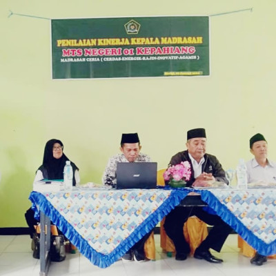 Kamad MTsN 01 Kepahiang Ikuti Kegiatan Rutinitas Tahunan Penilaian Kinerja Kepala Madrasah (PKKM) Tahun ke-4 Periode 2023