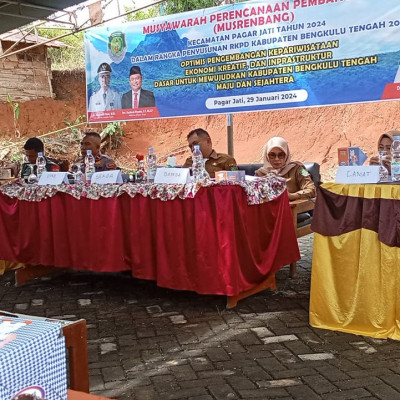 Penyuluh Agama KUA Pagar Jati Hadiri MUSREMBANG 2024