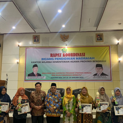 MIN 1 Kepahiang Raih Juara 2 Lomba Madrasah Sehat Tingkat Provinsi Bengkulu