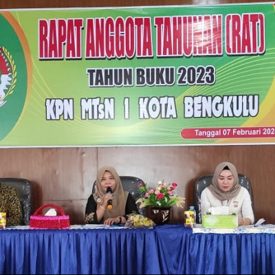 MTsN 1 Kota Bengkulu Laksanakan RAT Koperasi KPN Tahun Buku 2023