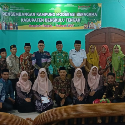 Penyuluh Agama KUA Taba Penanjung Ikuti Acara Pengembangan Kampung Moderasi Beragama Kabupaten Bengkulu Tengah