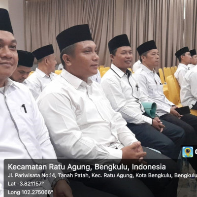 Kepala KUA Sukaraja Ikuti RAKERWIL KEMENAG Provinsi Bengkulu