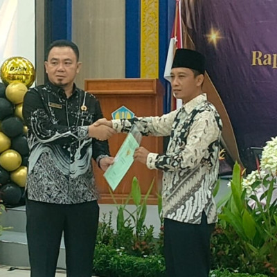 Kemenag Mukomuko Raih Predikat Terbaik II Pada Penganugerahan Reksa Bandha KPKNL Tahun 2024