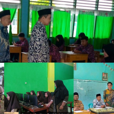 Serentak, Kemenag Kepahiang Pantau Asesmen Madrasah Aliyah se-Kabupaten Kepahiang