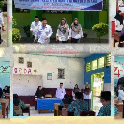 Monitoring Pelaksanaan Asasemen Madrasah, Kabid Penmad Sambangi MAN 1 Bengkulu Utara