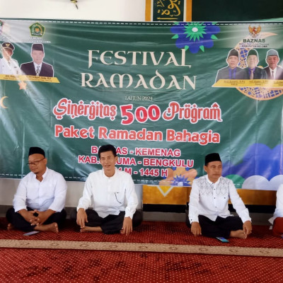 Kepala KUA Kecamatan Seluma Hadiri Festival Ramadhan 500 Paket Ramadhan Bahagia