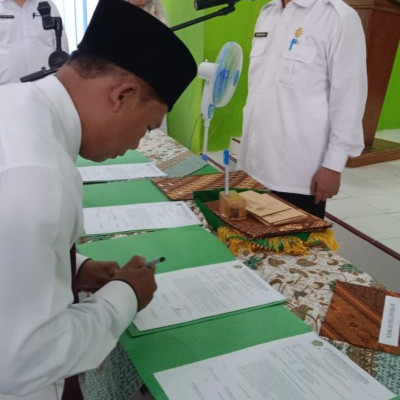 Kepala KUA Sukaraja Dipromosikan sebagai Kasi Bimas Islam Kemenag Seluma