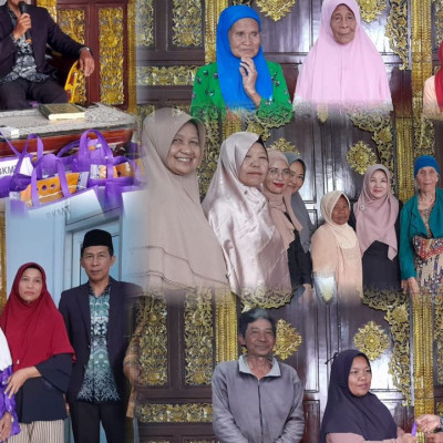 Berkah Ramadan, BKMT Bersama KUA Kecamatan Merigi Bagikan Paket Sembako