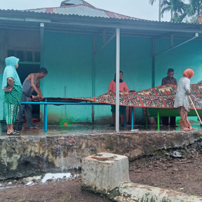 Jelang Idul Fitri, PAI Bermani Ilir Adakan Aksi Bersih Rumah Ibadah