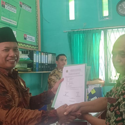 Serah Terima Jabatan  Kasi Bimas Islam Kankemenag Seluma