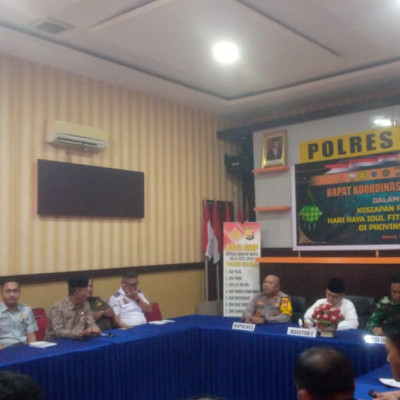 KakanKemenag Seluma Hadiri Rakor Persiapan Operasi Ketupat Nala Polres Seluma Tahun 2024