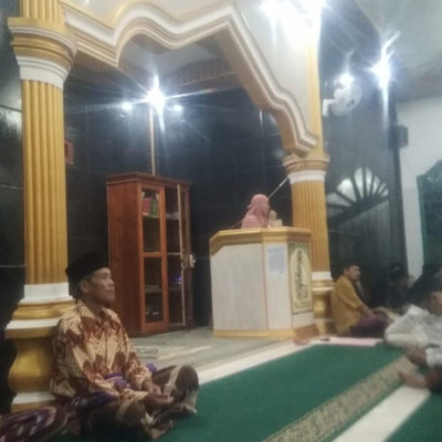 PAI KUA  Kecamatan Seluma Utara Mengisi Ceramah di Masjid Al-Ikhlas