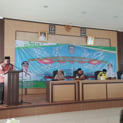 Partisipasi Kemenag Dalam Pembangunan Kabupaten Seluma, Kasubag TU Mewakili Ka Kan Kemenag Hadiri Musrenbang RPJPD 2025-2045