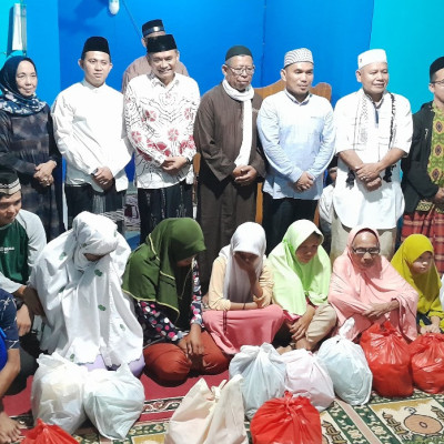 Kepala KUA Pondok Kelapa Dampingi Tim Safari Ramadhan Kabupaten Bengkulu Tengah di Desa Bintang Selatan