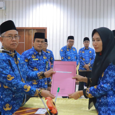 Kakanwil Kemenag Provinsi Bengkulu Lantik 40 PPPK Formasi 2023
