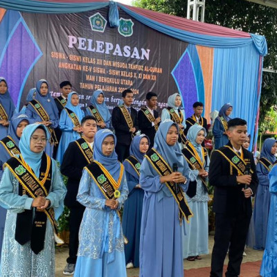 Persiapkan Generasi Qur’’ani MAN 1 Bengkulu Utara Gelar Wisuda Tahfidz Angkatan ke-V