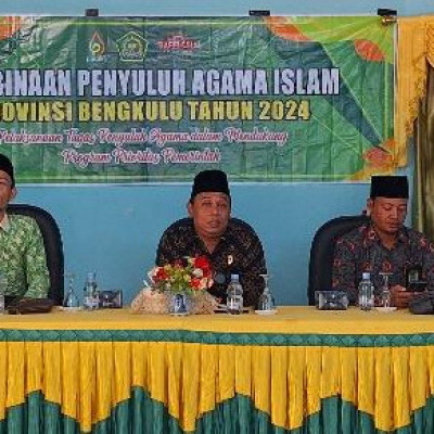 Kanwil Kemenag Bengkulu Beri Pembinaan Penyuluh Agama Islam Di Kab. Lebong