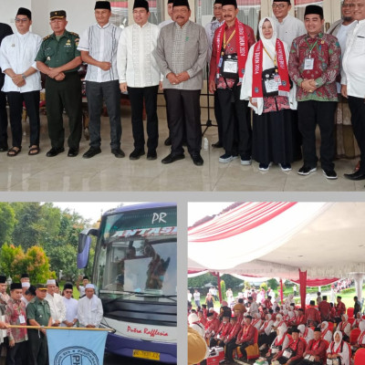 Lancar dan sukses Prosesi Pelepasan Jamaah Haji Bengkulu Utara