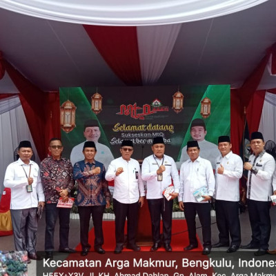 Ikuti Kegiatan Lauching MTQ Tingkat Provinsi, Kakan Kemenag Seluma dan Kasi Bimas Islam Siap Kerahkan Kontingen Terbaik