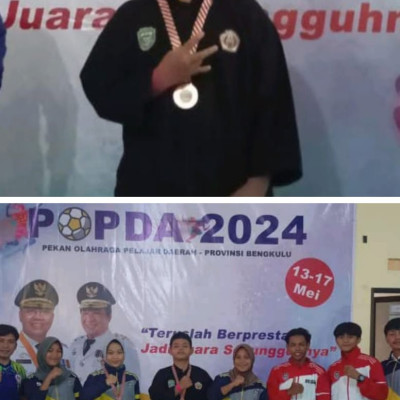 Cabang Olahraga Pencak Silat MTsN 2 Seluma Raih Juara III POPDA