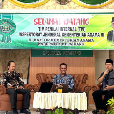 Kemenag Kepahiang Terima Kunjungan TPI Penilaian Zona Integritas