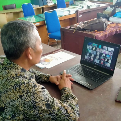 Wakil Kurikulum MAN Seluma ikuti Sosialisasi Juknis KSM dan Myres Melalui Zoom Meeting