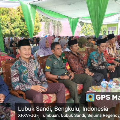 KUA Lubuk Sandi Hadiri Perpisahan MTS N 1 Seluma