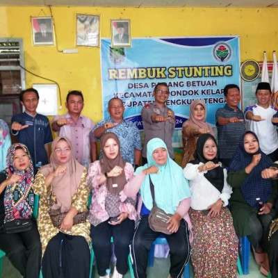 Hadiri Rembuk Stunting Desa Padang Betuah, Kepala KUA Pondok Kelapa: Cegah Stunting Melalui Bimwin