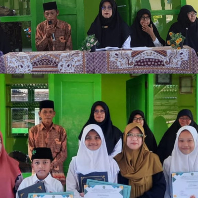 Berjalan Dengan Lancar MIN 1 Bengkulu Utara Bagikan Hasil Kelulusan Siswa