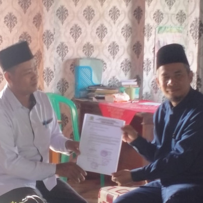 Kepala KUA Muara Kemumu Dukung Pembangunan Masjid Ponpes