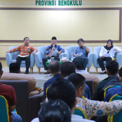 Jelang Pembangunan Proyek SBSN, Kanwil Kemenag Bengkulu Adakan Pre Award Meeting