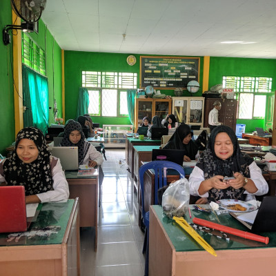 MIN 2 Bengkulu Tengah Melihat Pengisian Raport Digital Madrasah Sebagai Bahan Evaluasi Kedepannya