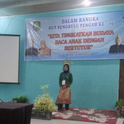 Siswi MIN 5 Bengkulu Tengah Berpartisipasi dalam Lomba Bertutur Cerita Rakyat