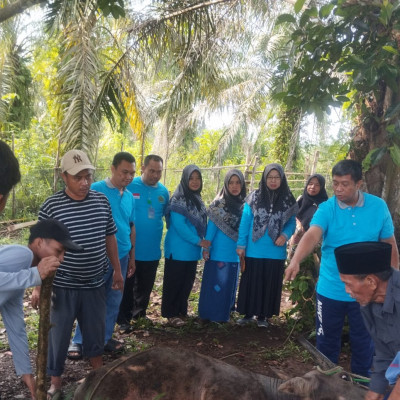 Idul Adha: MTsN 1 Bengkulu Tengah Menggelar Kegiatan Penyembelihan Hewan Kurban