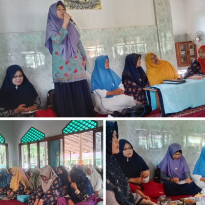 Hadiri Pengajian Permata  Di Desa Padang Pelawi Penyuluh Agama Islam Kecamatan Sukaraja Mewakili Kepala KUA