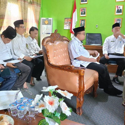 Kepala KUA Kecamatan  Sukaraja Menghadiri Rapat Pemulangan Jamaah Haji
