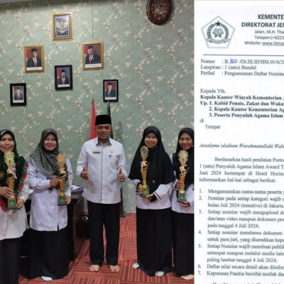 5 Orang Penyuluh Bengkulu Tengah Lolos Seleksi Tahap 2 PAI Award Nasional 2024