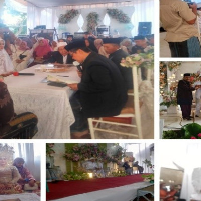 Pernikahan Di akhir Bulan Juni Banyak Diminati  Oleh Calon pengantin  Di Kecamatan Sukaraja