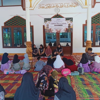 Menyambut 1 Muharram  1446 Mahasiswa KKN UINFAS Bengkulu Dengan  Penyuluh Agama Islam Kecamtan Sukaraja Mengadakan Lomba Keagamaan