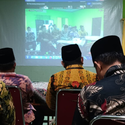 Kepala KUA Gading Cempaka Ikuti Zoom Meeting Terkait SKB Pendirian Rumah Ibadah