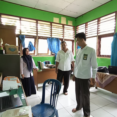 Kantor Urusan Agama Kecamatan Air Periukan Terima Kedatanagan Tim BMN Kantor Kemenag Kabupaten Seluma