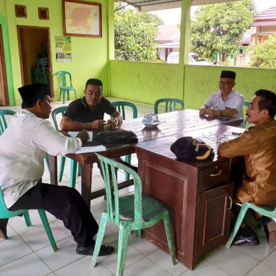 KUA Kecamatan Sukaraja Berkoordinasi Pembentukan Kepengurusan  Badan Kesejahteraan Masjid (BKM) Tingkat Desa Di Desa Cahaya Negeri